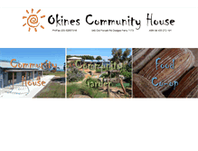 Tablet Screenshot of okinescommunityhouse.com.au